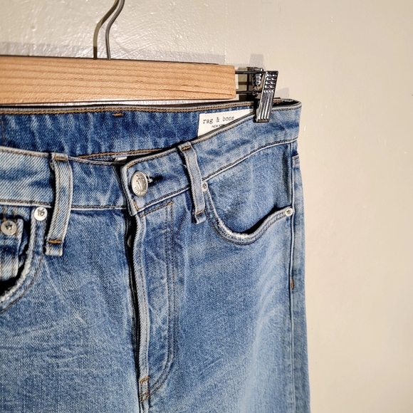 Rag and bone Straight Lightwashed Jeans - Picture 4 of 8